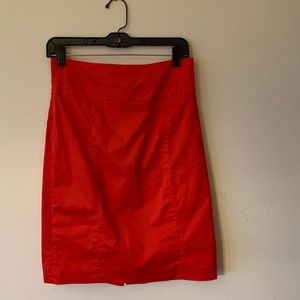 H&M Red Pencil Skirt